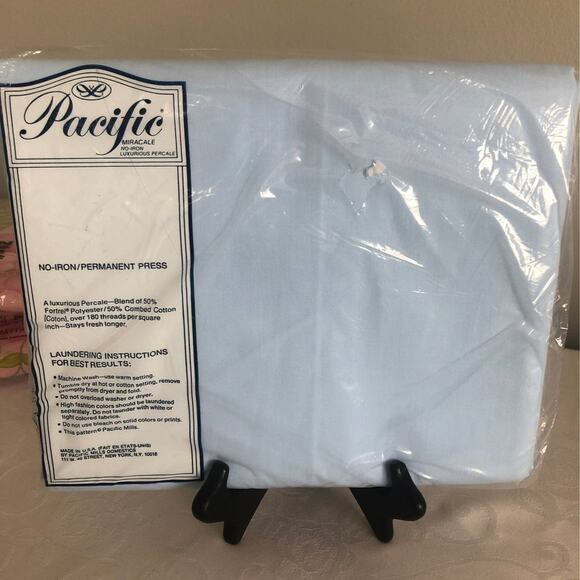 Vintage Pacific Mills Double Flat Sheet - Picture 3 of 4